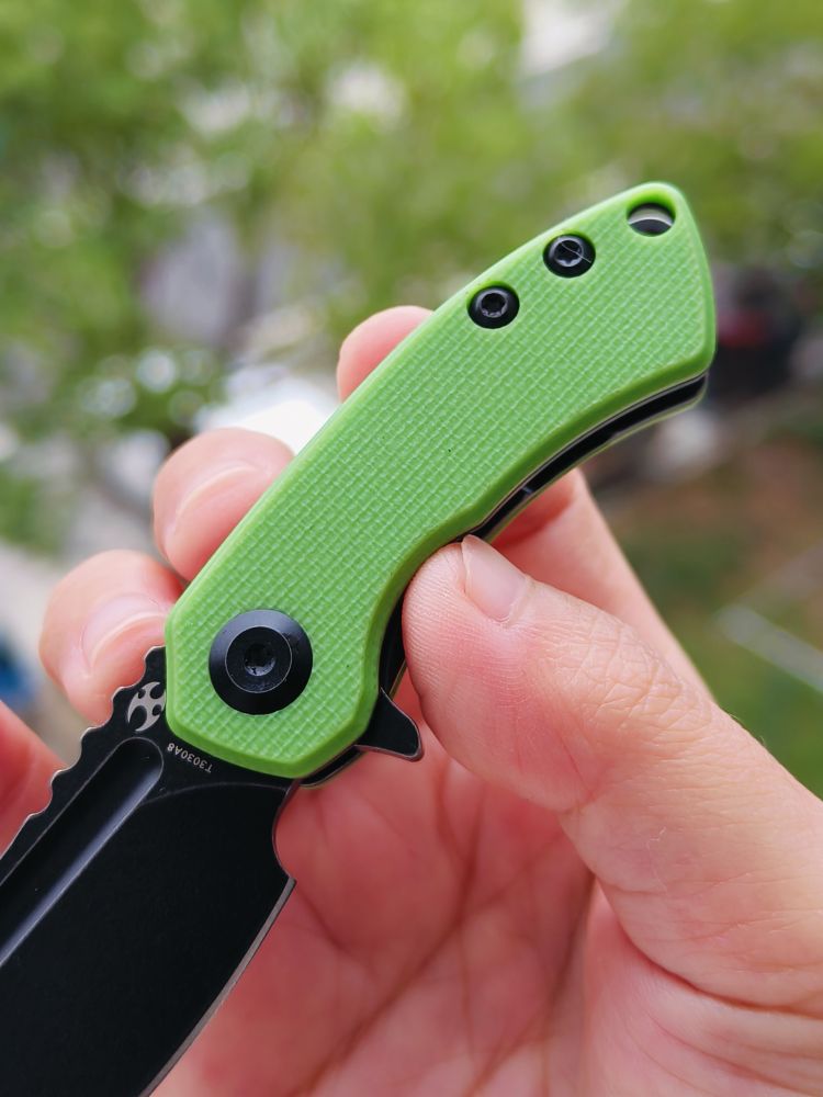 Kansept Knives Mini Korvid 154CM钢 G10柄 T3030A8 绿色