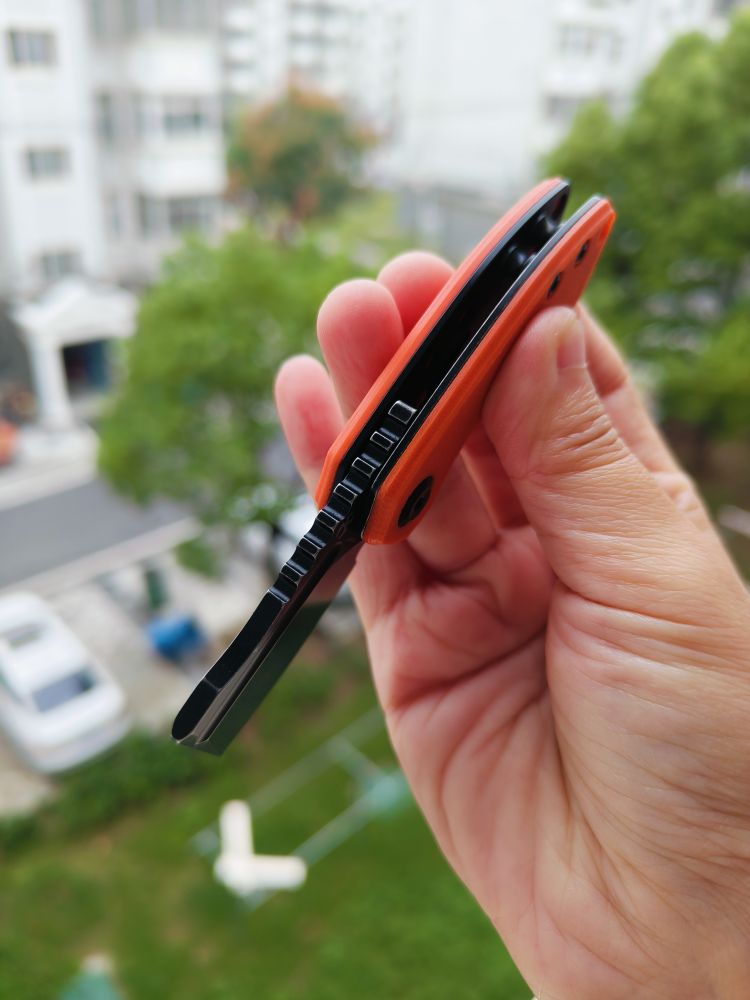 Kansept Knives Mini Korvid 154CM钢 G10柄 T3030A7 橙色