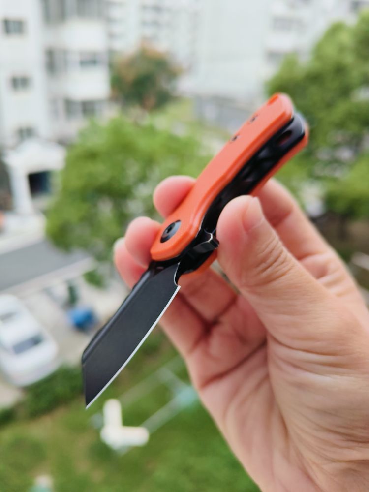 Kansept Knives Mini Korvid 154CM钢 G10柄 T3030A7 橙色