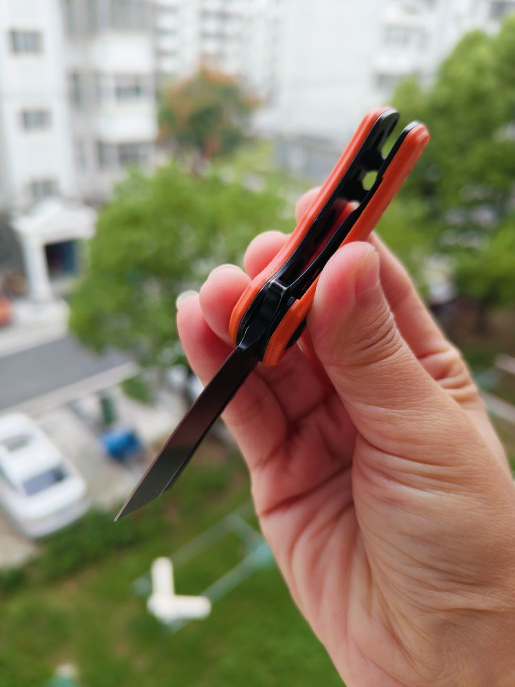 Kansept Knives Mini Korvid 154CM钢 G10柄 T3030A7 橙色