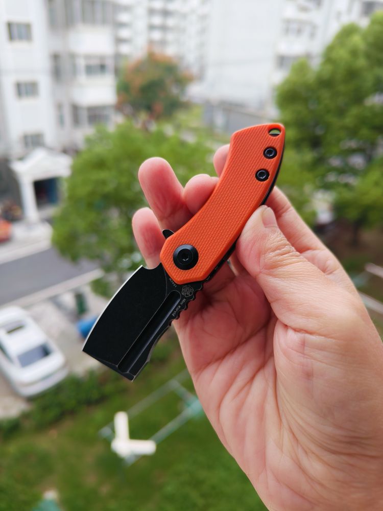Kansept Knives Mini Korvid 154CM钢 G10柄 T3030A7 橙色
