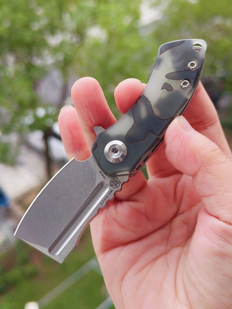 Kansept Knives Mini Korvid 154CM钢 夜光树脂柄 T3030B5