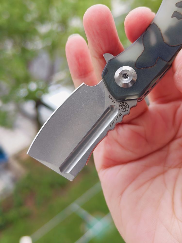Kansept Knives Mini Korvid 154CM钢 夜光树脂柄 T3030B5