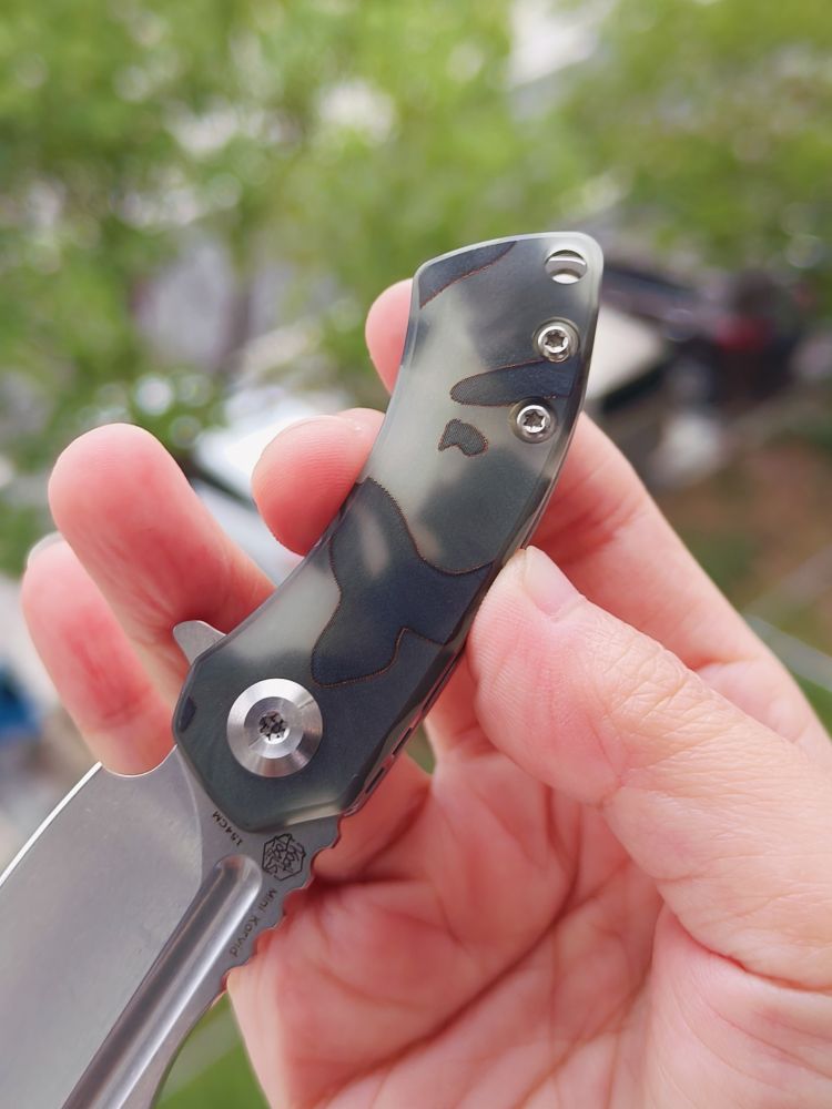 Kansept Knives Mini Korvid 154CM钢 夜光树脂柄 T3030B5