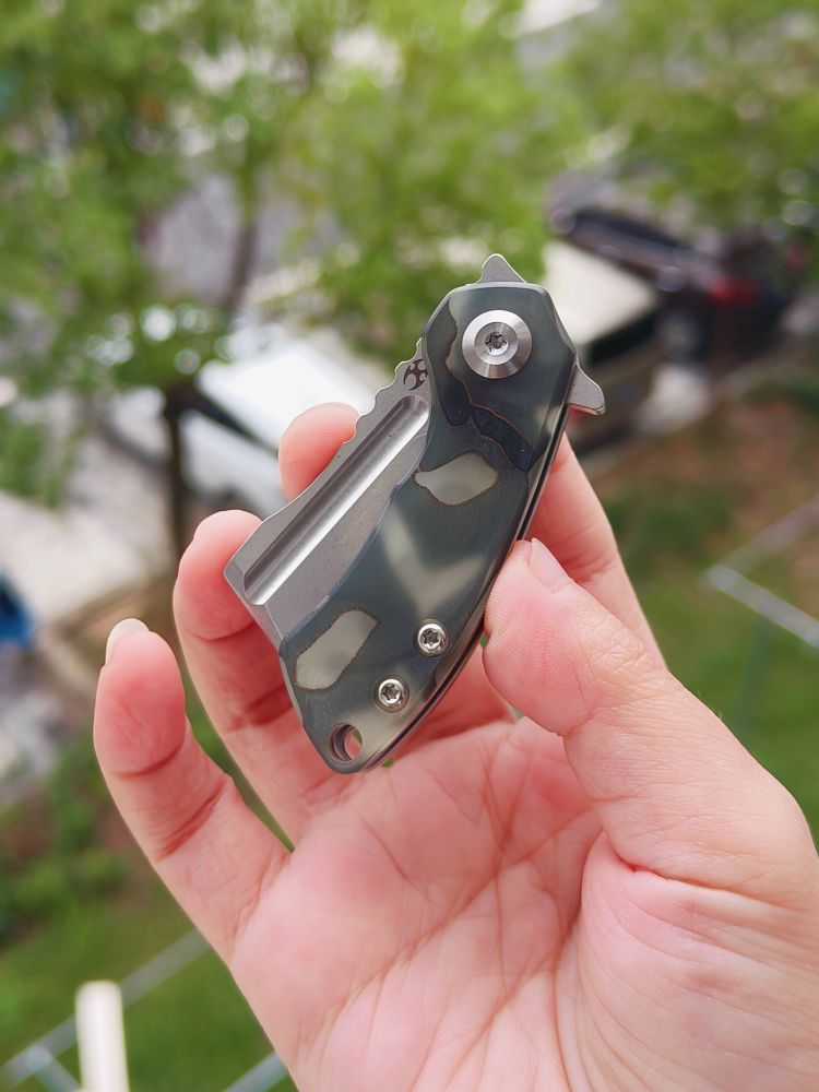 Kansept Knives Mini Korvid 154CM钢 夜光树脂柄 T3030B5