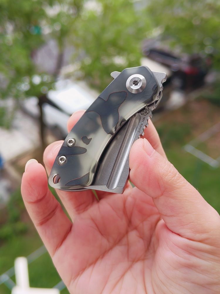 Kansept Knives Mini Korvid 154CM钢 夜光树脂柄 T3030B5
