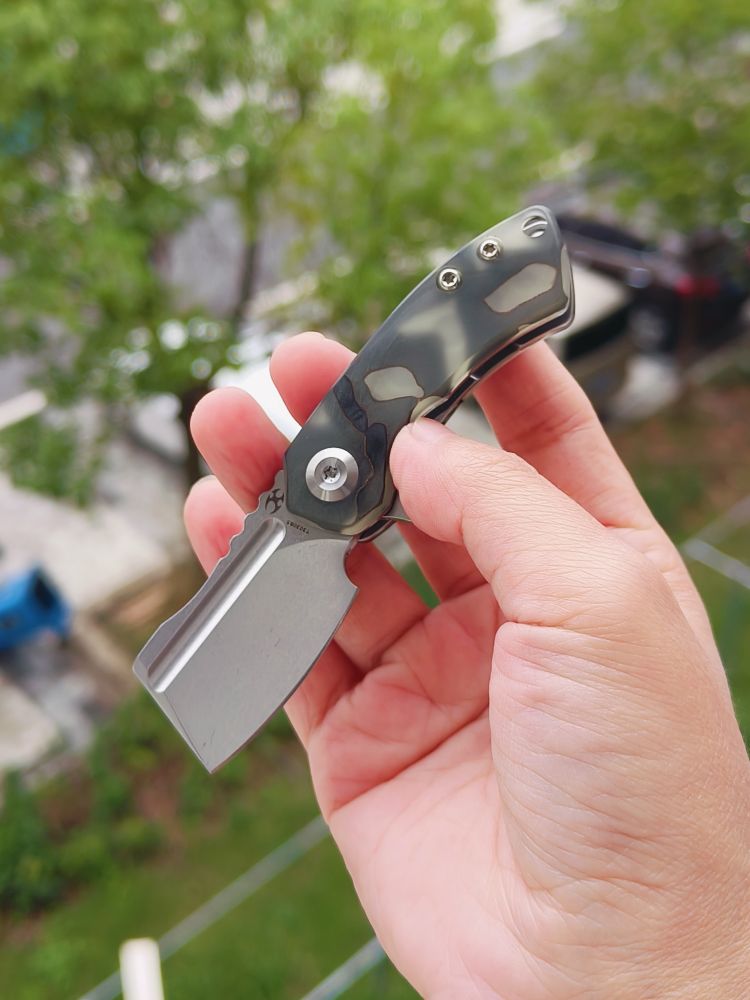 Kansept Knives Mini Korvid 154CM钢 夜光树脂柄 T3030B5