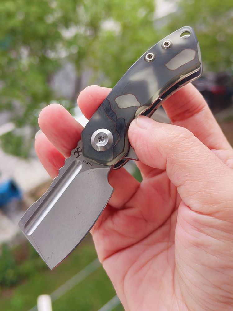 Kansept Knives Mini Korvid 154CM钢 夜光树脂柄 T3030B5