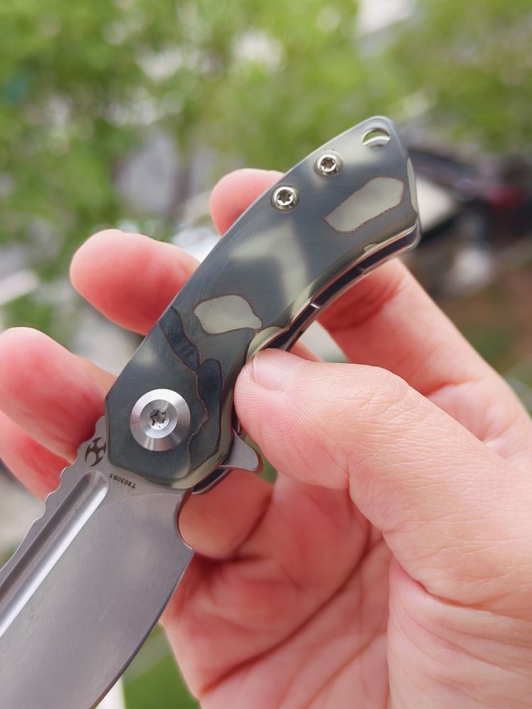 Kansept Knives Mini Korvid 154CM钢 夜光树脂柄 T3030B5