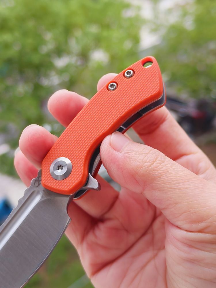 Kansept Knives Mini Korvid 154CM钢 G10柄 T3030A7 橙色