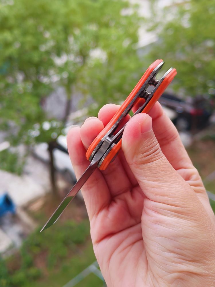 Kansept Knives Mini Korvid 154CM钢 G10柄 T3030A7 橙色