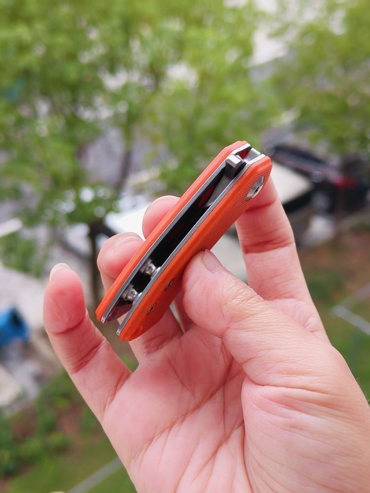 Kansept Knives Mini Korvid 154CM钢 G10柄 T3030A7 橙色