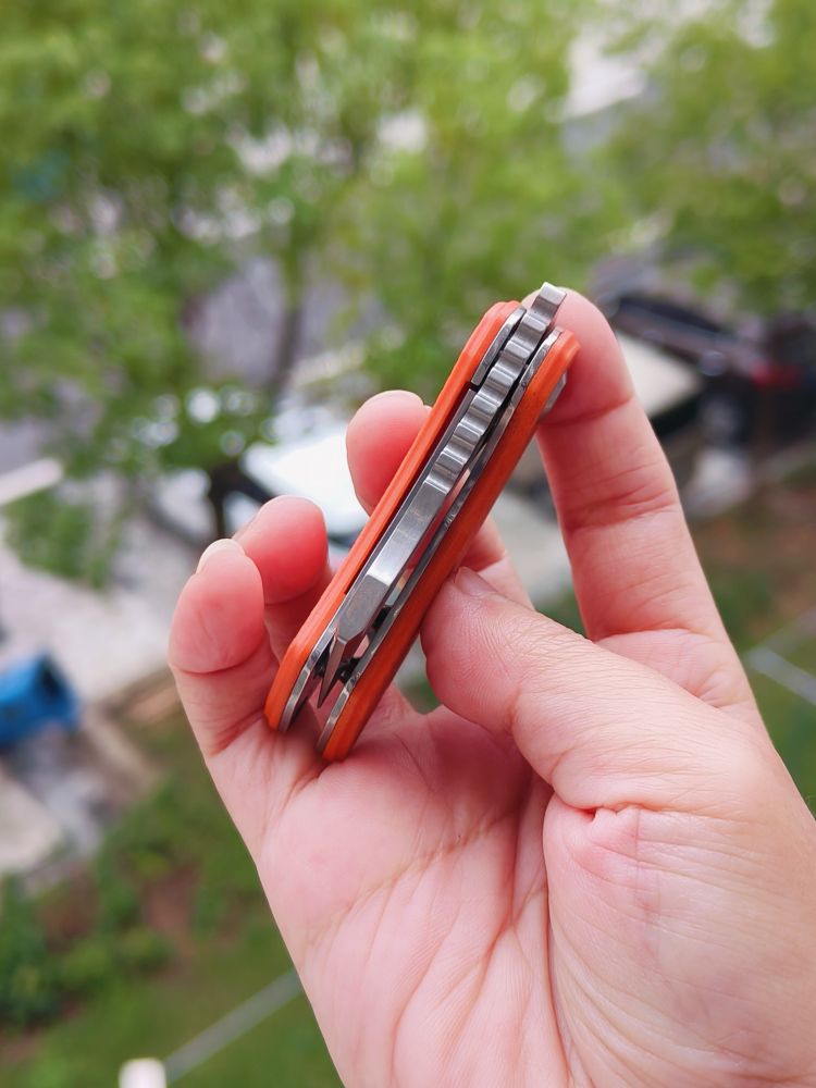 Kansept Knives Mini Korvid 154CM钢 G10柄 T3030A7 橙色