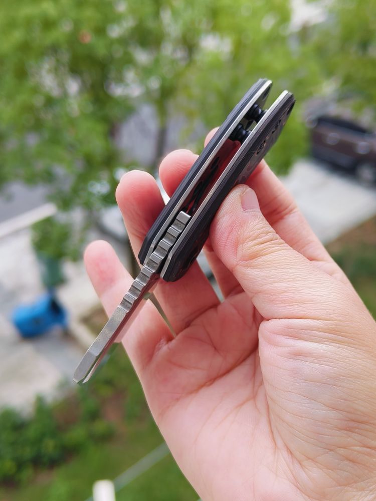 Kansept Knives Mini Korvid CPM-S35VN钢 碳纤维柄 K3030B1