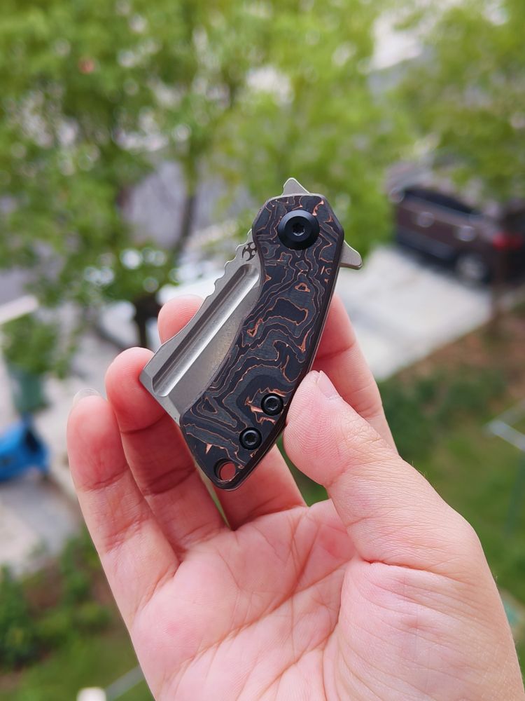 Kansept Knives Mini Korvid CPM-S35VN钢 碳纤维柄 K3030B1