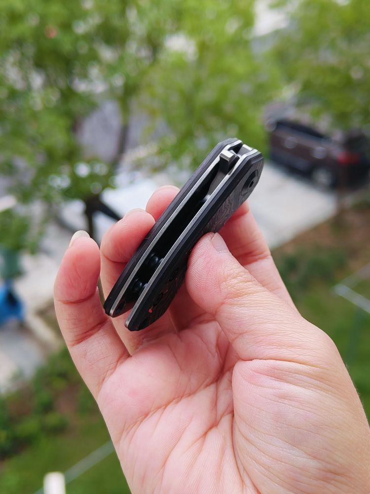 Kansept Knives Mini Korvid CPM-S35VN钢 碳纤维柄 K3030B1
