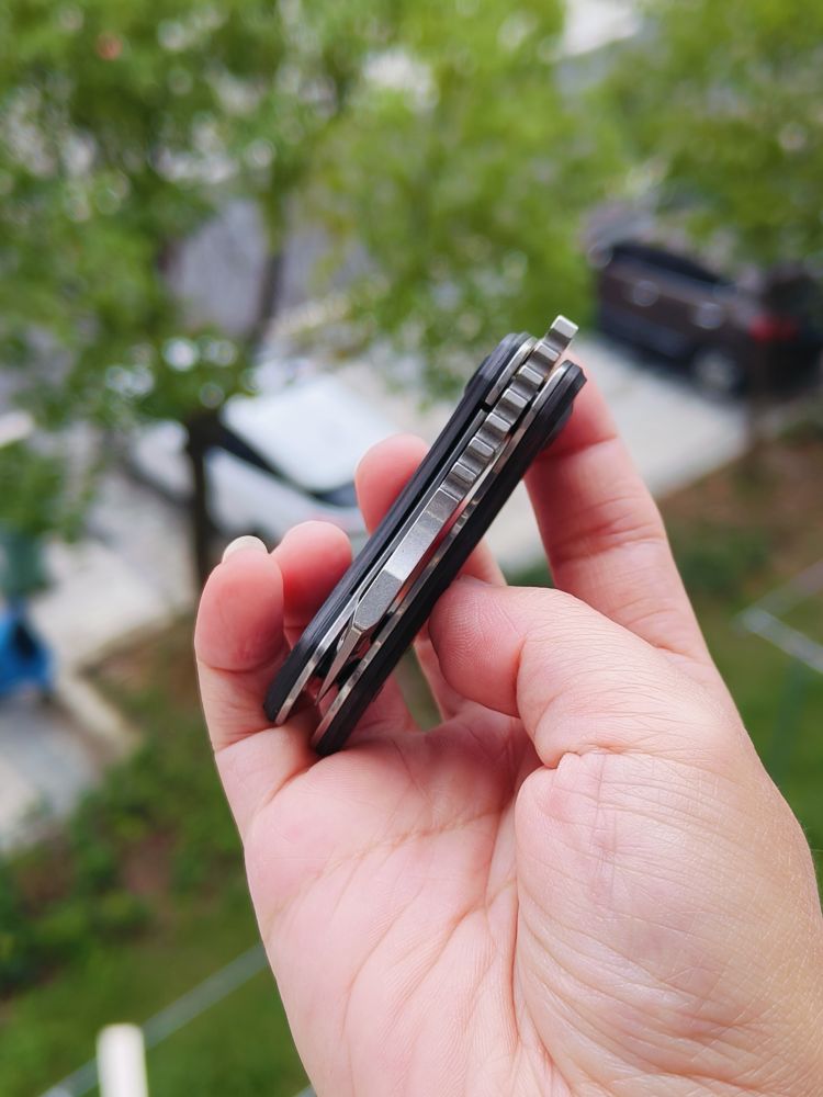 Kansept Knives Mini Korvid CPM-S35VN钢 碳纤维柄 K3030B1