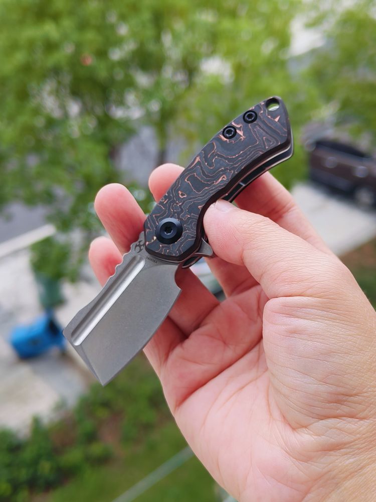 Kansept Knives Mini Korvid CPM-S35VN钢 碳纤维柄 K3030B1