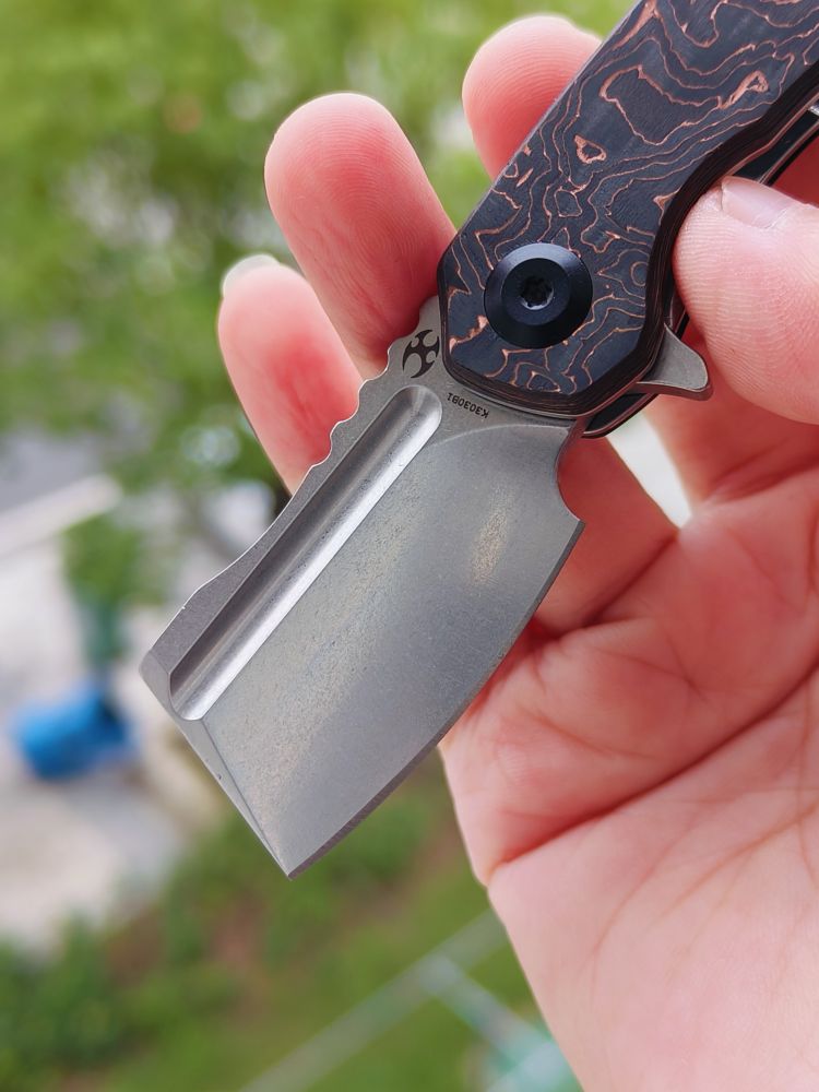 Kansept Knives Mini Korvid CPM-S35VN钢 碳纤维柄 K3030B1