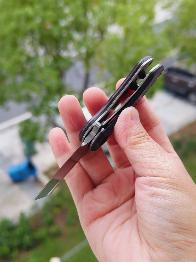 Kansept Knives Mini Korvid CPM-S35VN钢 碳纤维柄 K3030B1