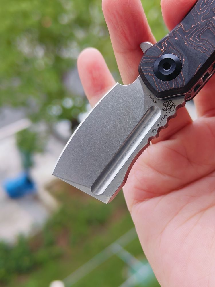 Kansept Knives Mini Korvid CPM-S35VN钢 碳纤维柄 K3030B1