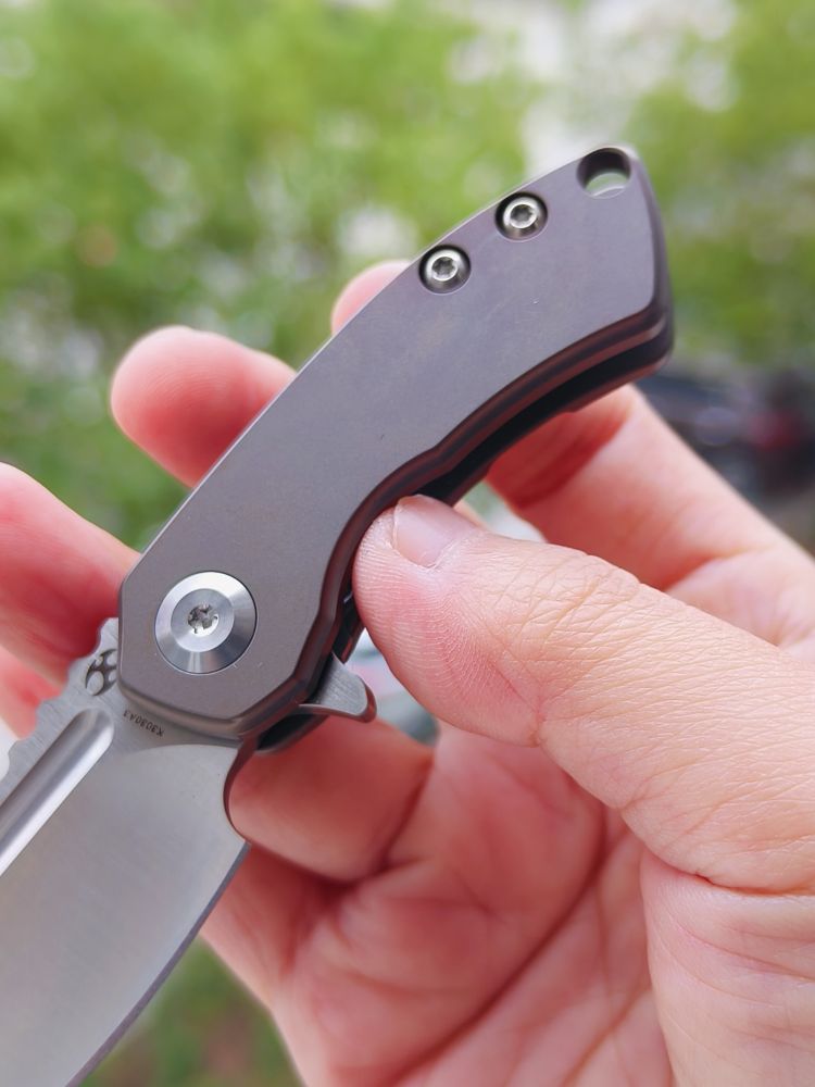 Kansept Knives Mini Korvid S35VN钢 钛合金柄 K3030A3