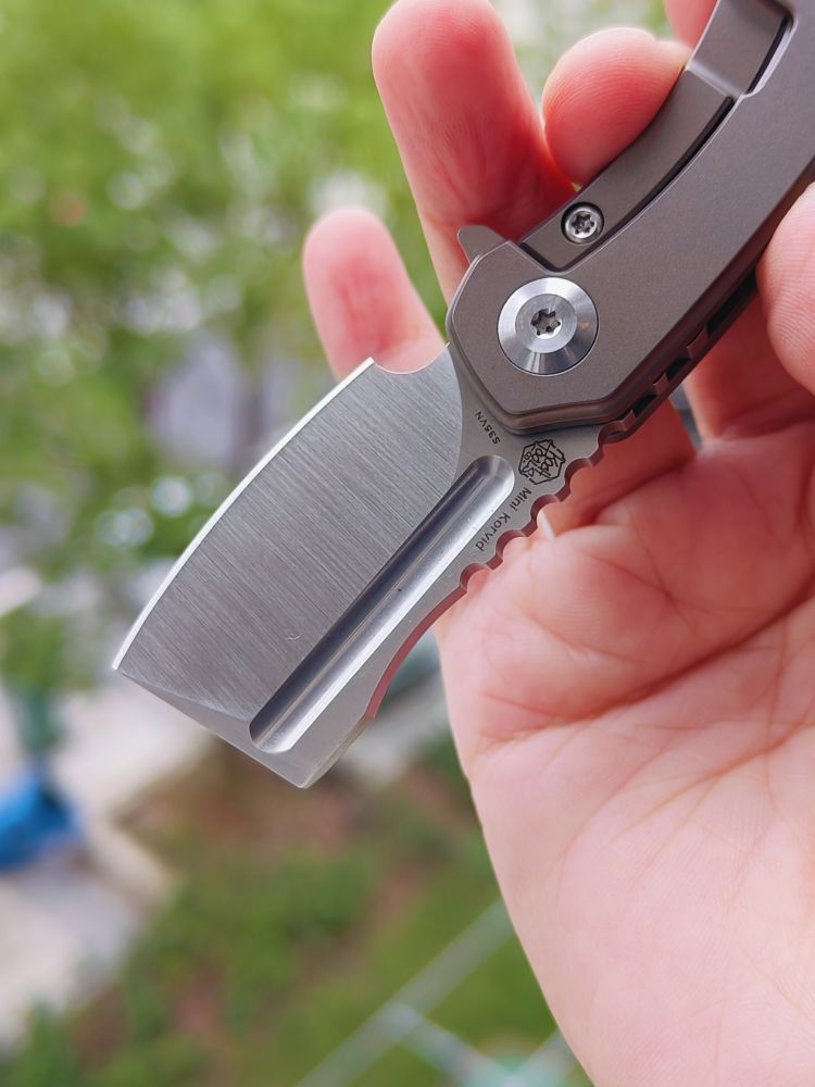 Kansept Knives Mini Korvid S35VN钢 钛合金柄 K3030A3