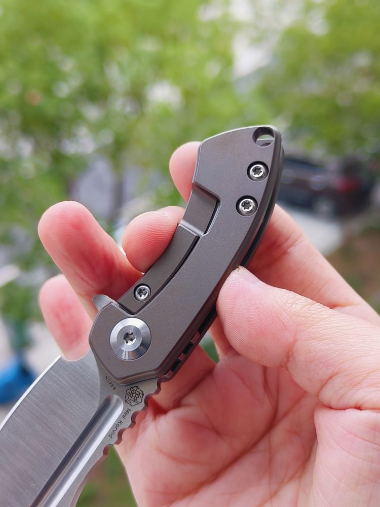 Kansept Knives Mini Korvid S35VN钢 钛合金柄 K3030A3