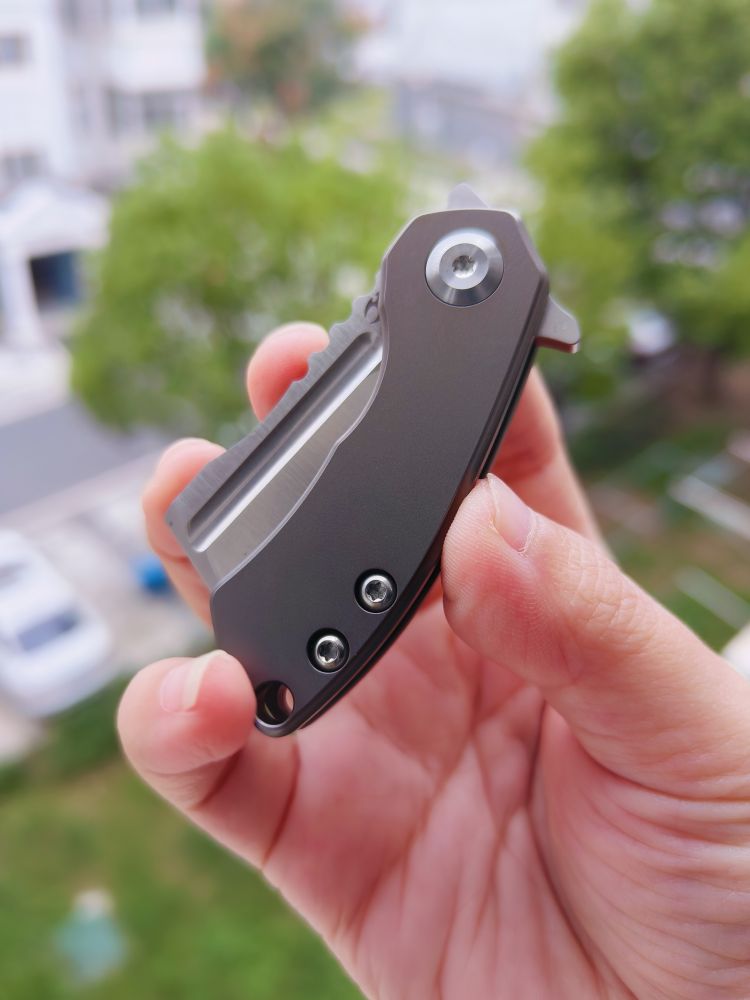 Kansept Knives Mini Korvid S35VN钢 钛合金柄 K3030A3