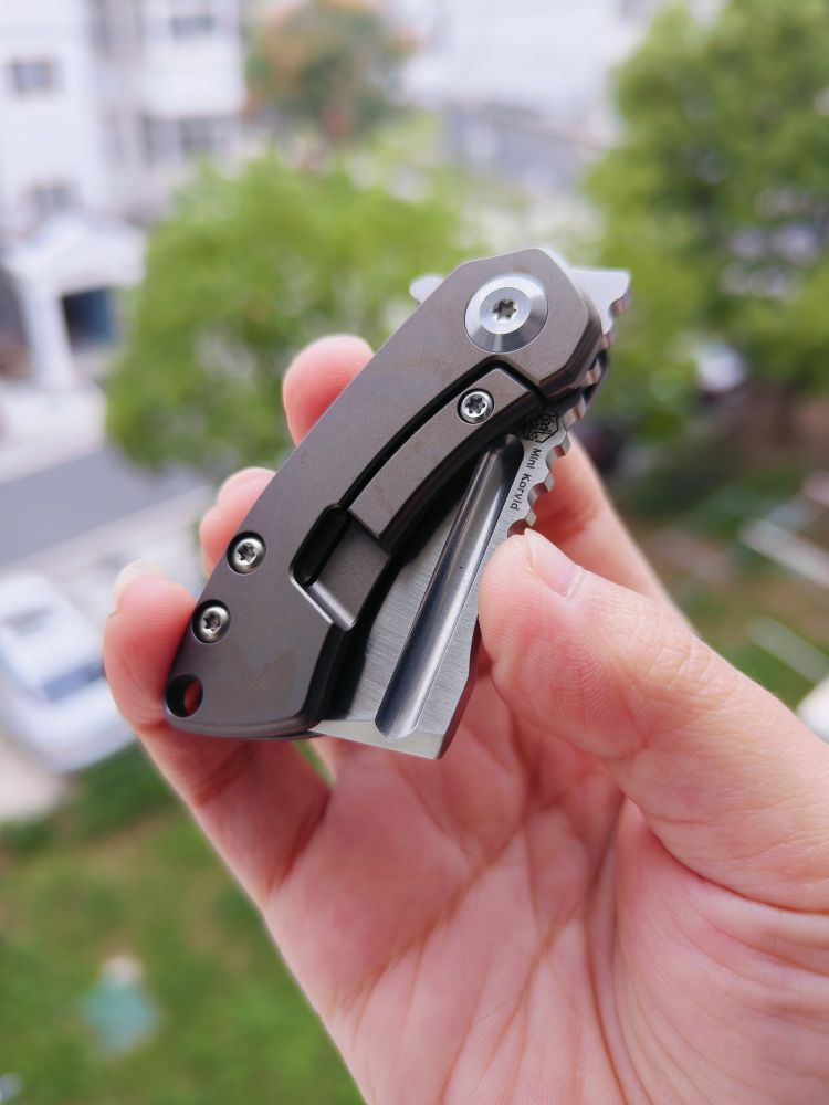 Kansept Knives Mini Korvid S35VN钢 钛合金柄 K3030A3