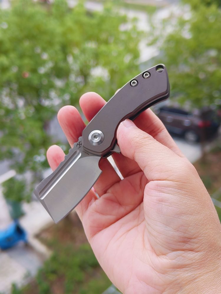 Kansept Knives Mini Korvid S35VN钢 钛合金柄 K3030A3