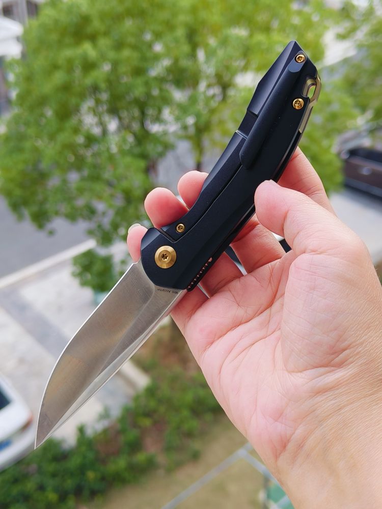 🚫 Kansept Knives Mini Accipiter S35VN钢 钛+紫铜柄 K2007A3 1260