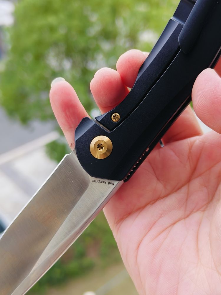 🚫 Kansept Knives Mini Accipiter S35VN钢 钛+紫铜柄 K2007A3 1260
