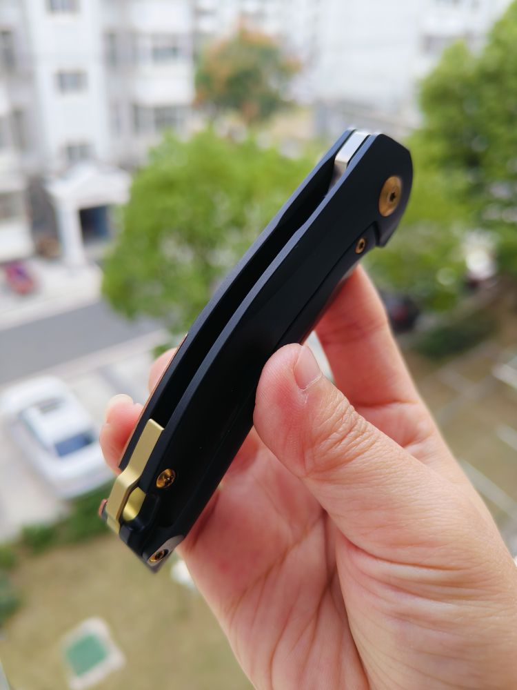 🚫 Kansept Knives Mini Accipiter S35VN钢 钛+紫铜柄 K2007A3 1260