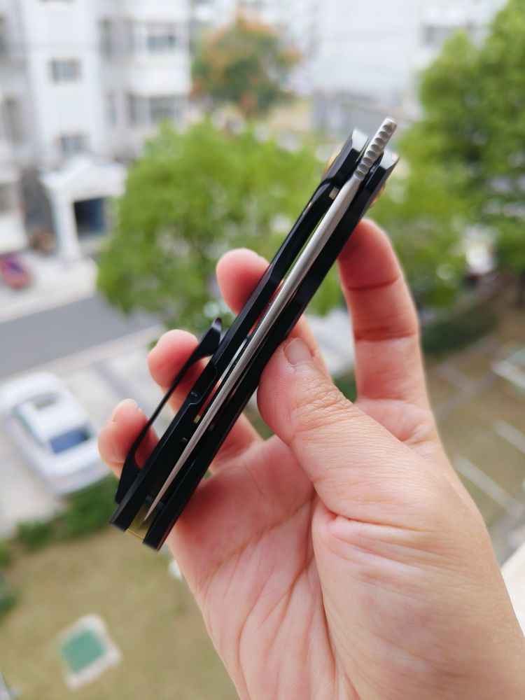 🚫 Kansept Knives Mini Accipiter S35VN钢 钛+紫铜柄 K2007A3 1260