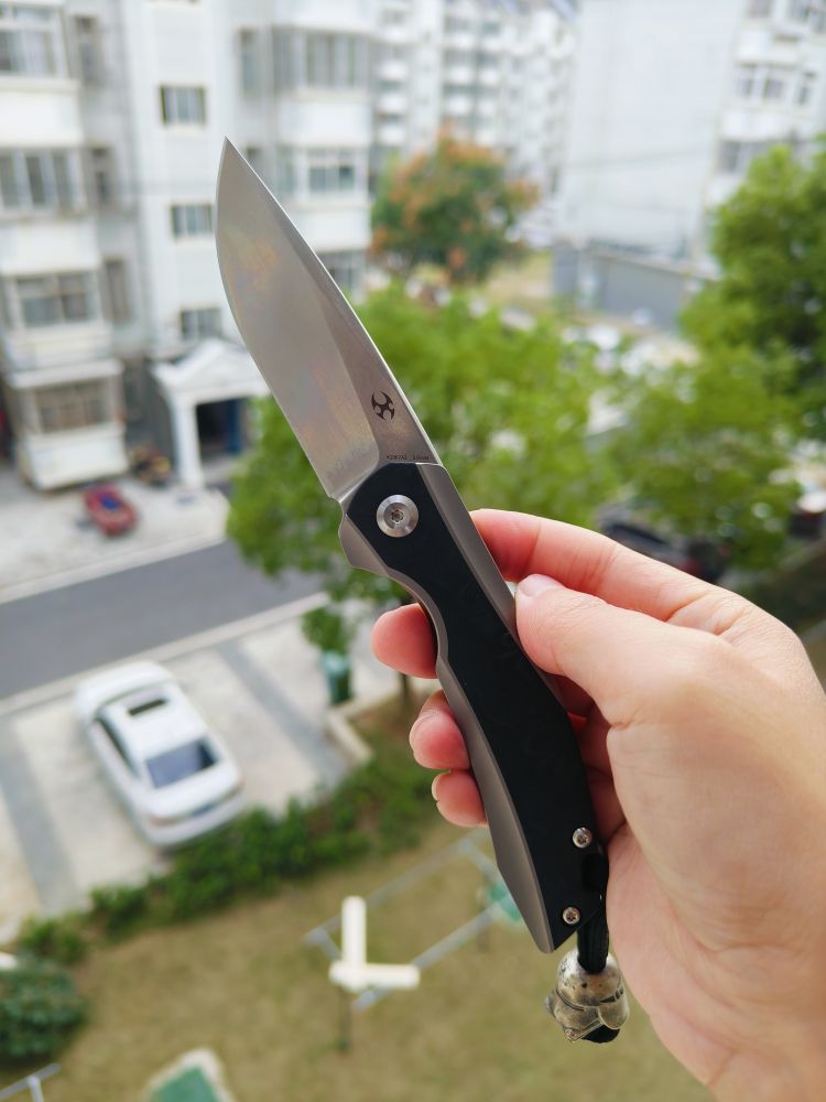 🚫 Kansept Knives Mini Accipiter S35VN钢 钛+米卡塔柄 K2007A1 1260
