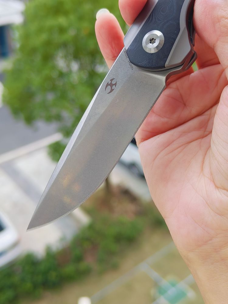 🚫 Kansept Knives Mini Accipiter S35VN钢 钛+米卡塔柄 K2007A1 1260