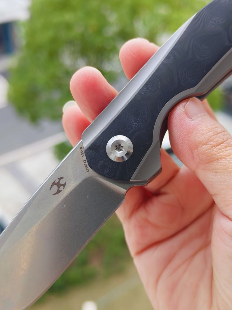🚫 Kansept Knives Mini Accipiter S35VN钢 钛+米卡塔柄 K2007A1 1260