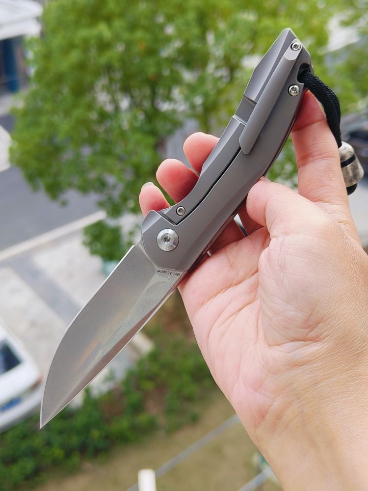 🚫 Kansept Knives Mini Accipiter S35VN钢 钛+米卡塔柄 K2007A1 1260