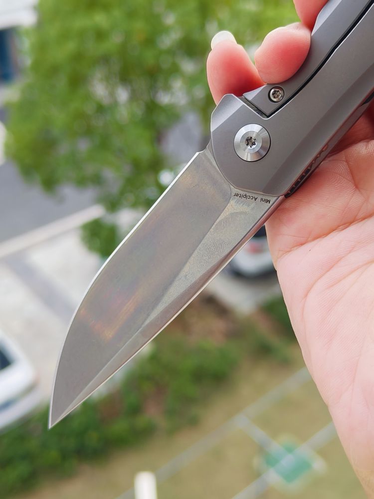🚫 Kansept Knives Mini Accipiter S35VN钢 钛+米卡塔柄 K2007A1 1260
