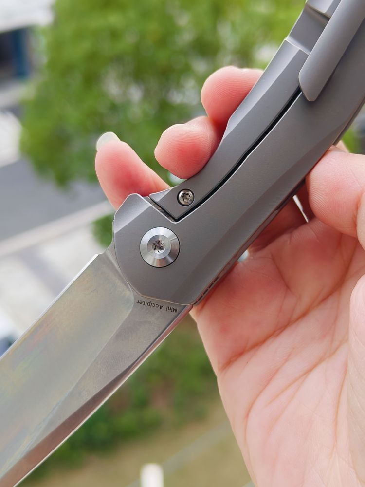 🚫 Kansept Knives Mini Accipiter S35VN钢 钛+米卡塔柄 K2007A1 1260