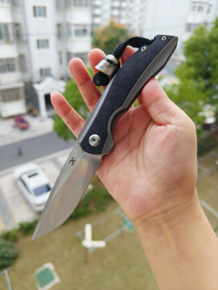 🚫 Kansept Knives Mini Accipiter S35VN钢 钛+米卡塔柄 K2007A1 1260