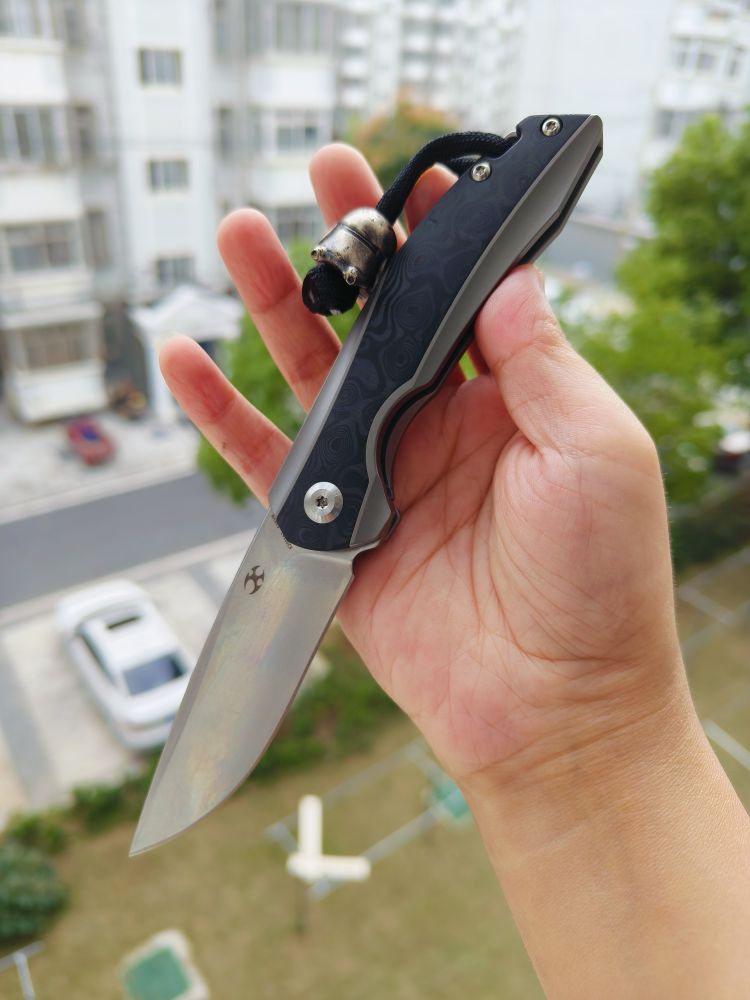 🚫 Kansept Knives Mini Accipiter S35VN钢 钛+米卡塔柄 K2007A1 1260
