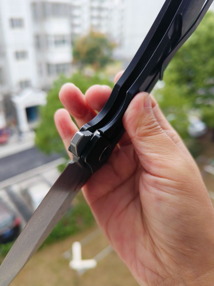 【特惠】Kansept Knives Entity 大马士革钢 钛柄 K1036A3 黑色 原价1260 特惠699