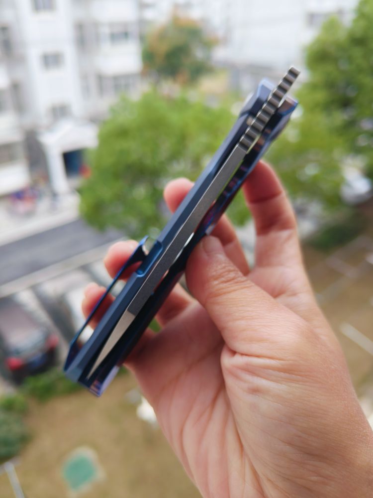 【特惠】Kansept Knives Bulldozer CPM-20CV钢 钛马+钛合金柄 钛马背夹 K1028A3 原价2180 特惠1199