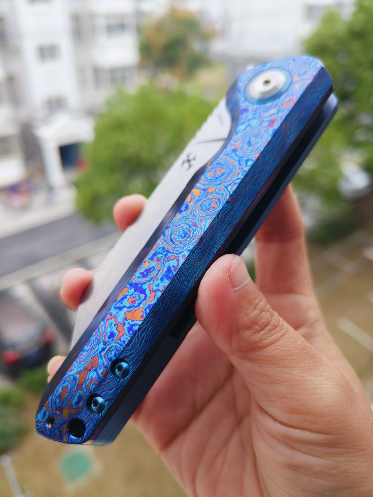 【特惠】Kansept Knives Bulldozer CPM-20CV钢 钛马+钛合金柄 钛马背夹 K1028A3 原价2180 特惠1199