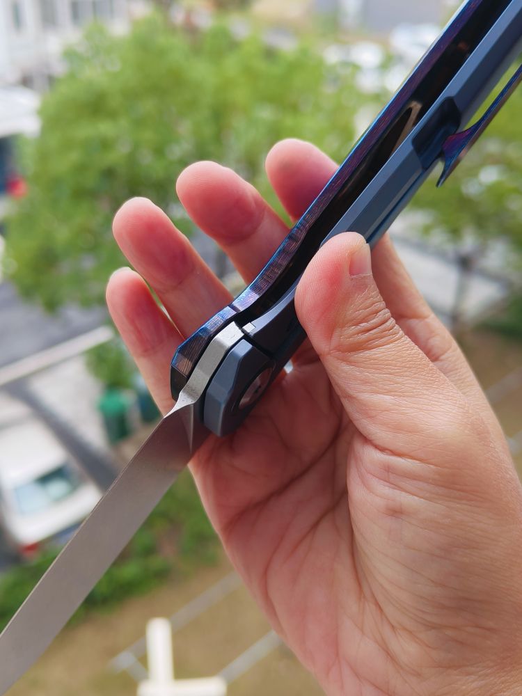 【特惠】Kansept Knives Bulldozer CPM-20CV钢 钛马+钛合金柄 钛马背夹 K1028A3 原价2180 特惠1199