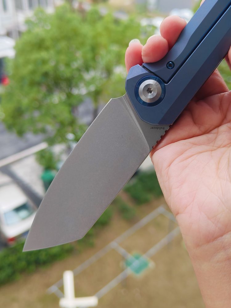 【特惠】Kansept Knives Bulldozer CPM-20CV钢 钛马+钛合金柄 钛马背夹 K1028A3 原价2180 特惠1199