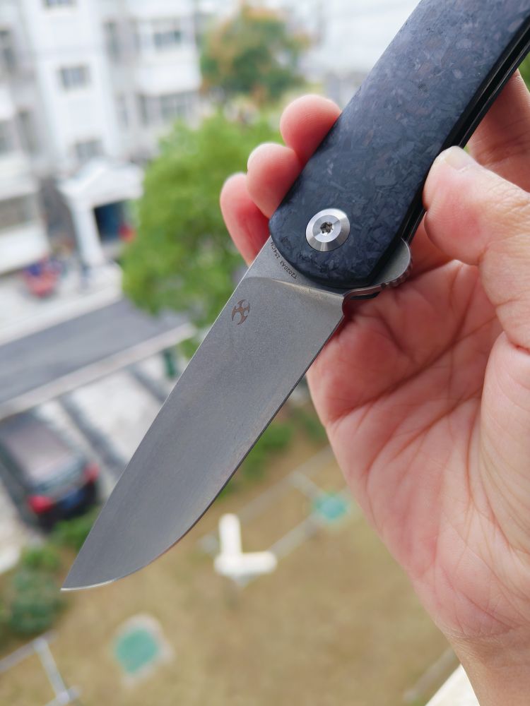 🚫 Kansept Knives Weasel 154CM钢 碳纤维柄 T2020A3