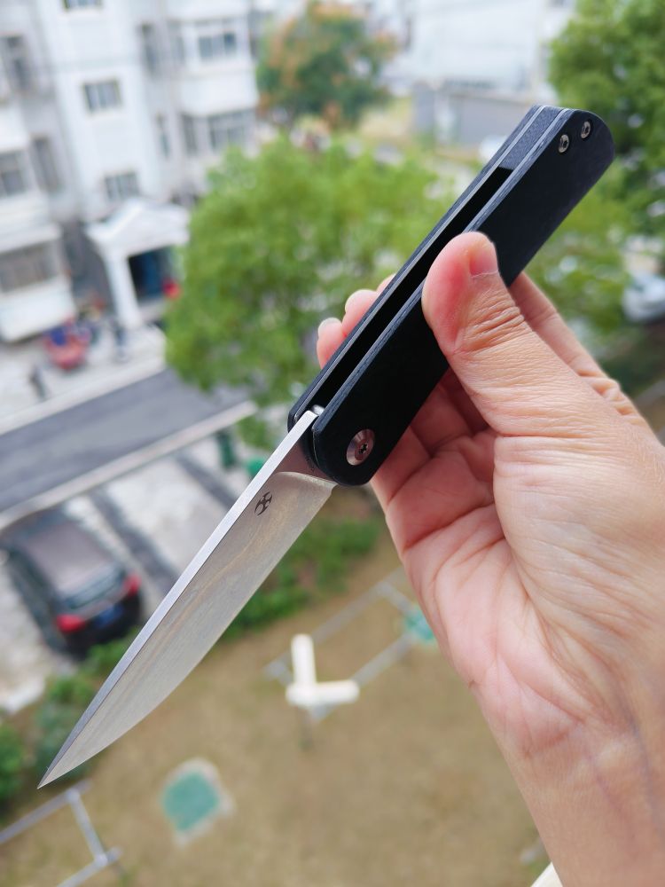 🚫 Kansept Knives Weasel 154CM钢 碳纤维柄 T2020A3